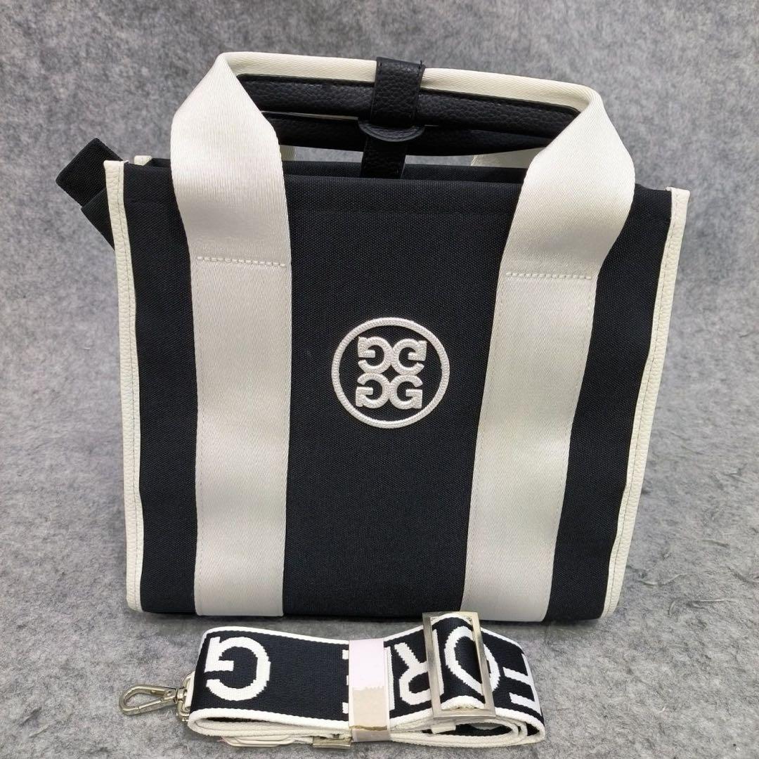 ジーフォア G/FOREトートバッグ カートバッグ ショルダーバッグ ブラック