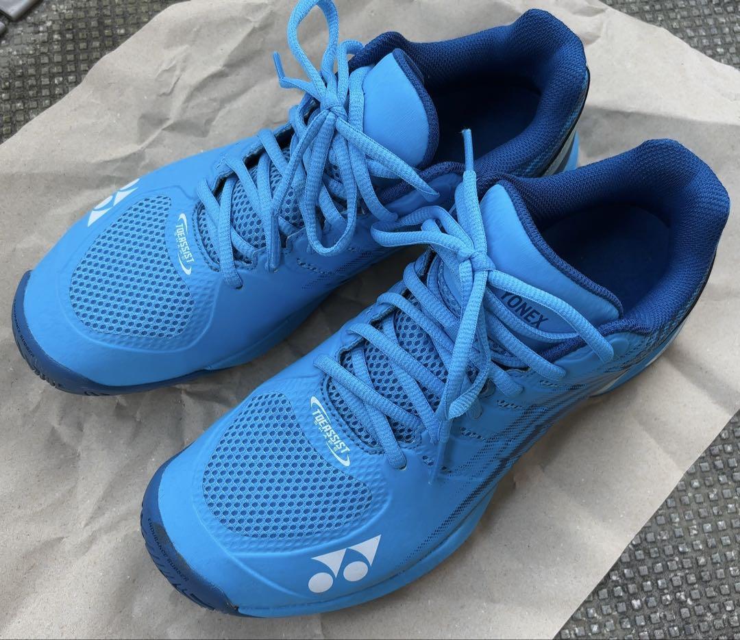 YONEX テニスシューズ 26cm 3E パワークッションチームGC ブルー