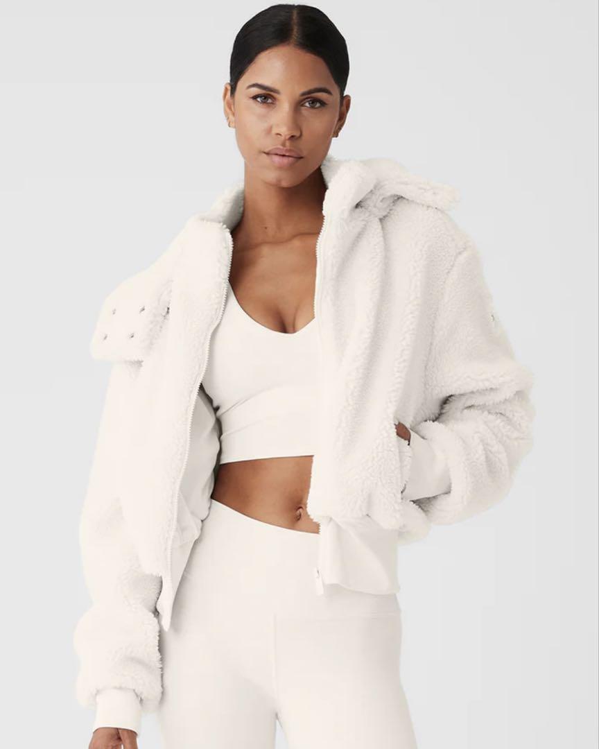 セレブ愛用!! ALO Yoga FOXY SHERPA JACKET XS