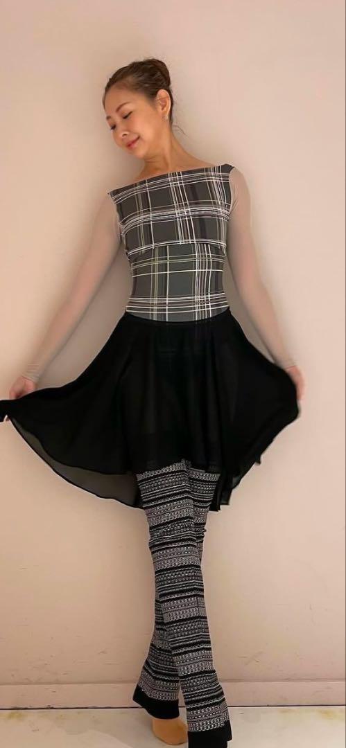Stina スティナ レオタード チェック柄