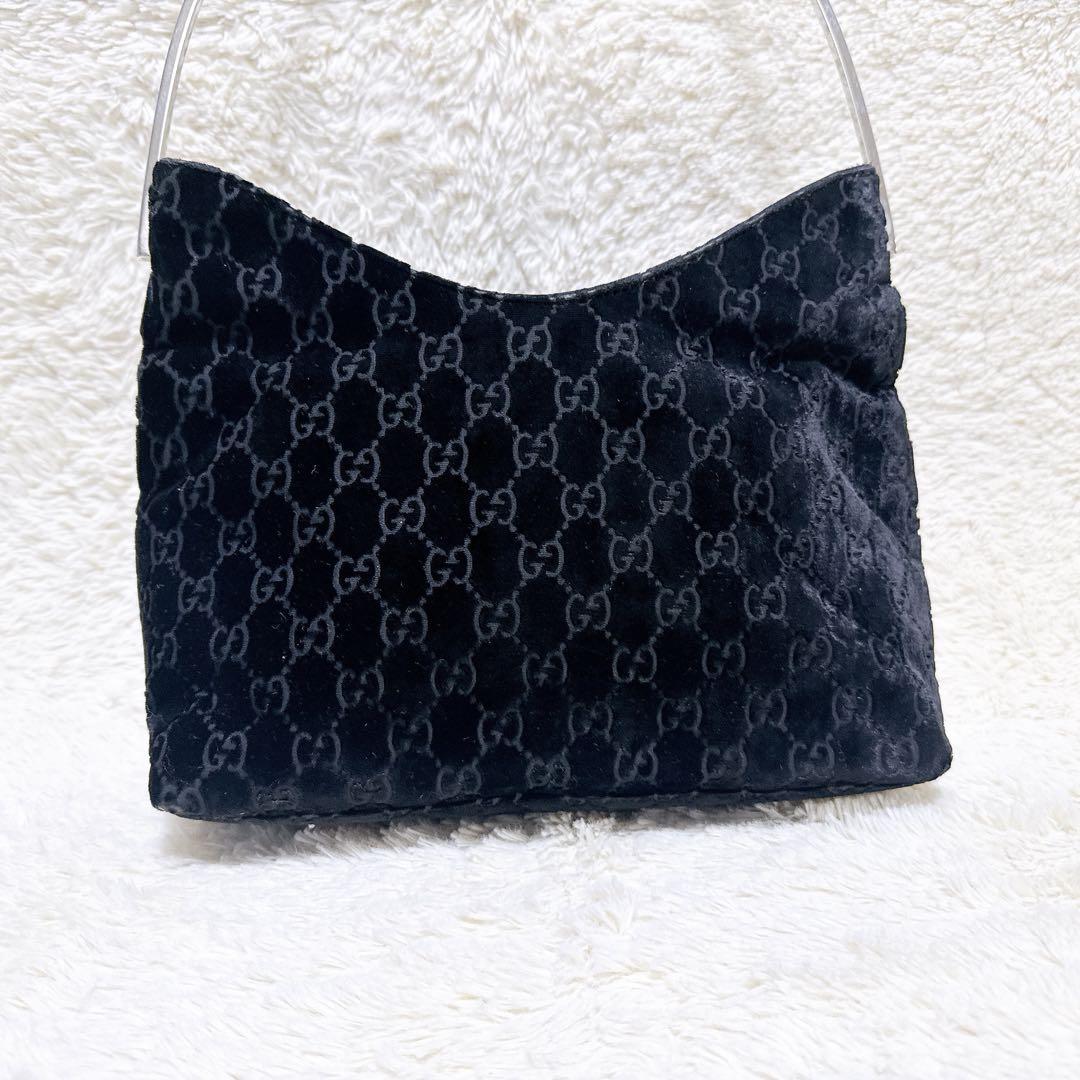 GUCCI グッチ レザー グローブ 革手袋 革 GG柄 レディース スエード