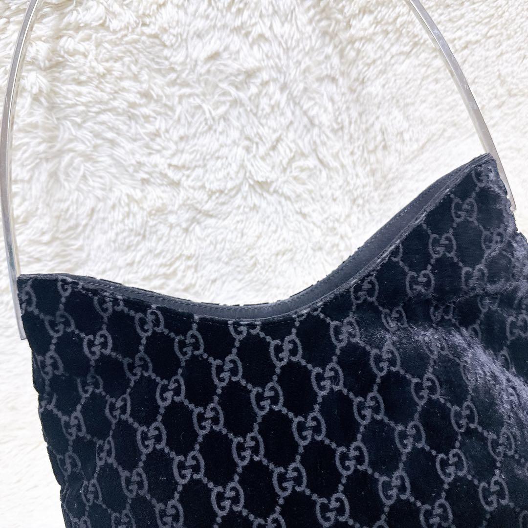 美品】GUCCI(グッチ) スウェード 手袋 GG柄