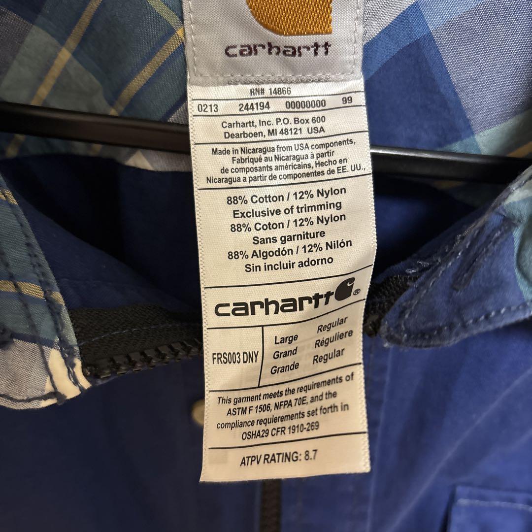 Carhartt クロップド丈デニムシャツジャケット - メルカリ