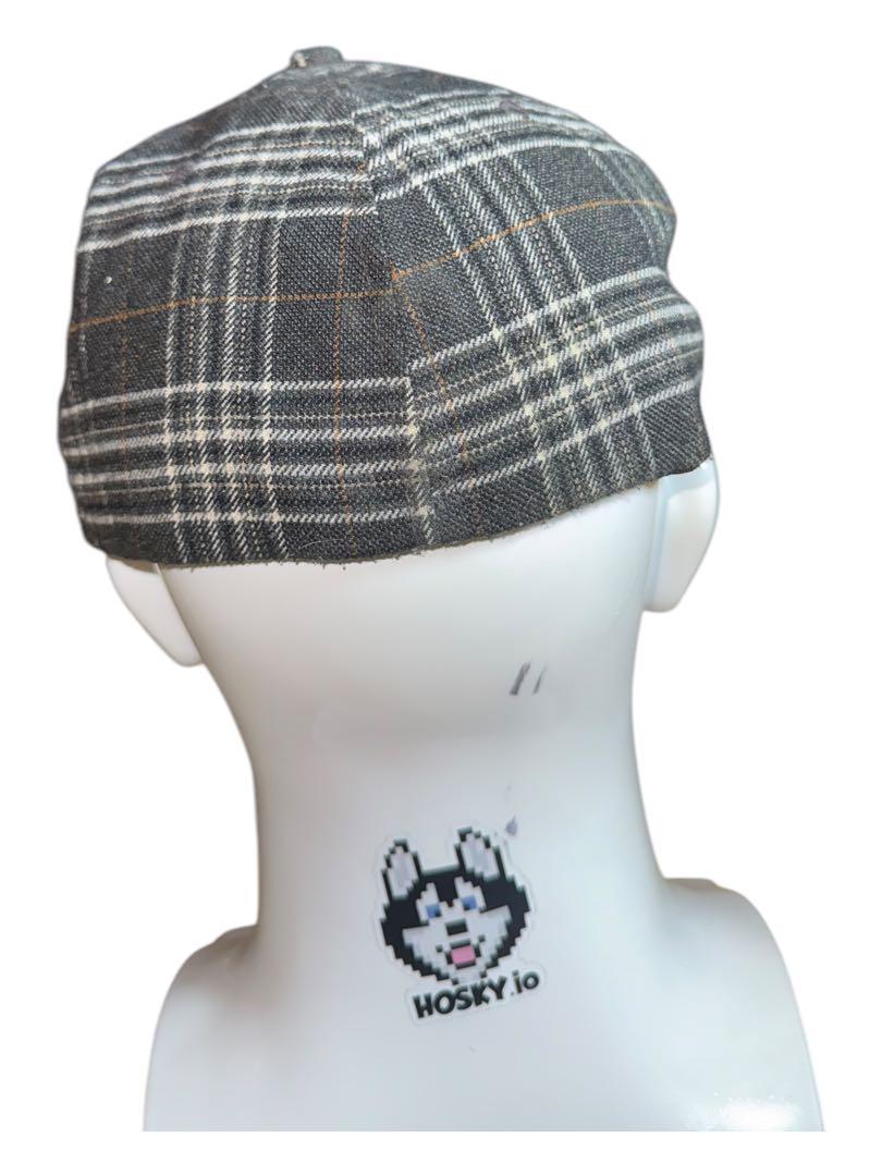 Volcom グレー チェック ベースボールキャップ