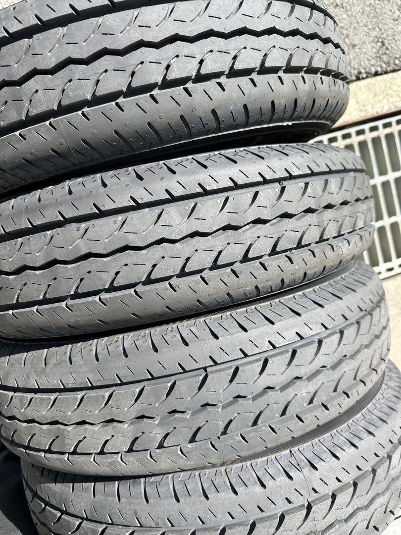 新品外しJOB RY52 145/80R12 80/78N LT タイヤ4本