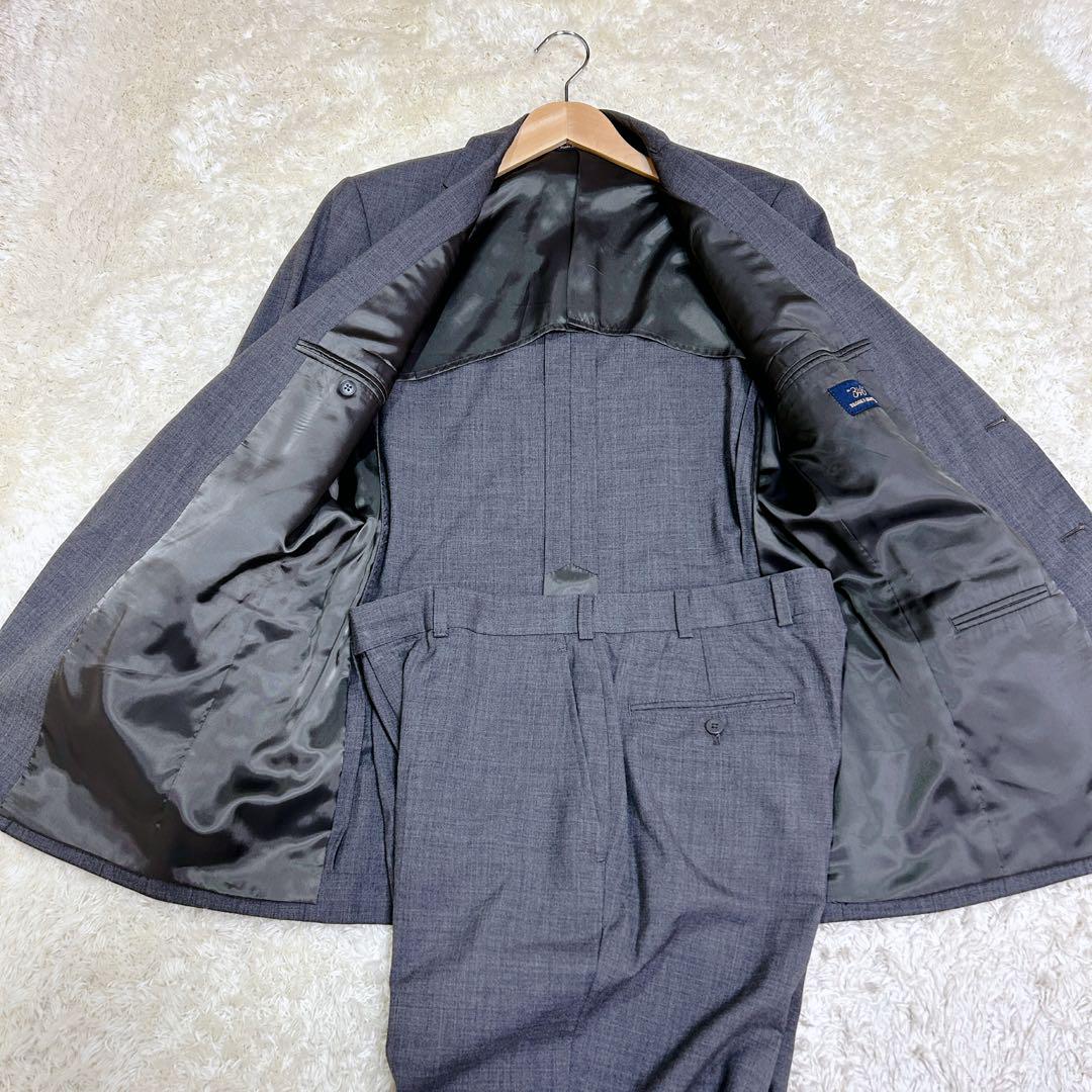 美品✨ ブルックスブラザーズ スーツ 346 背抜き セットアップ L グレー