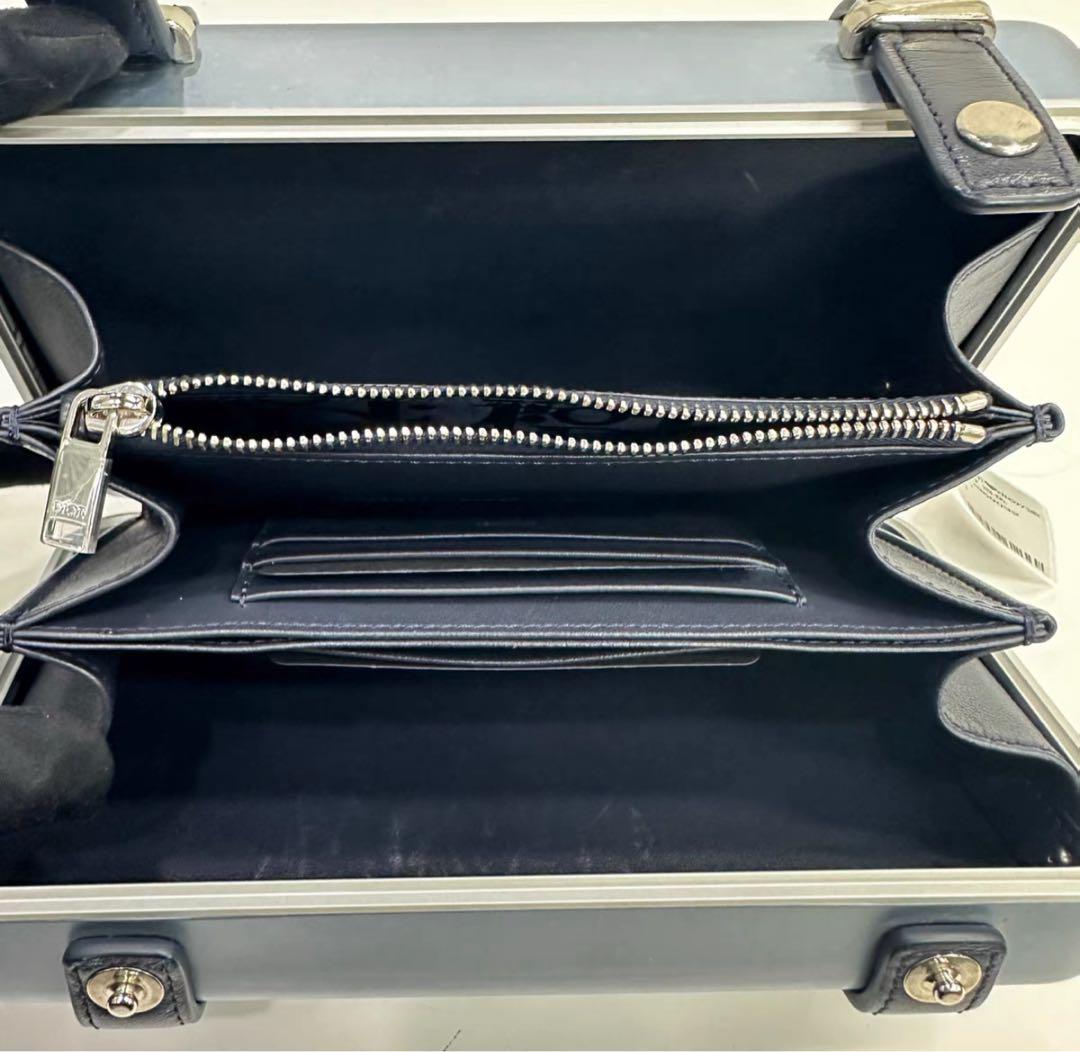 RIMOWA DIOR シルバー ボックス型バッグ