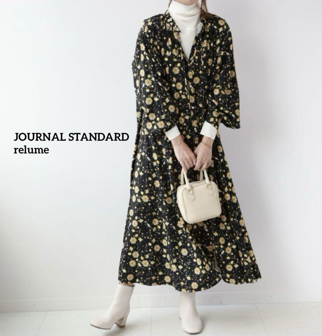 JOURNAL STANDARD relume 花柄 ロングワンピース