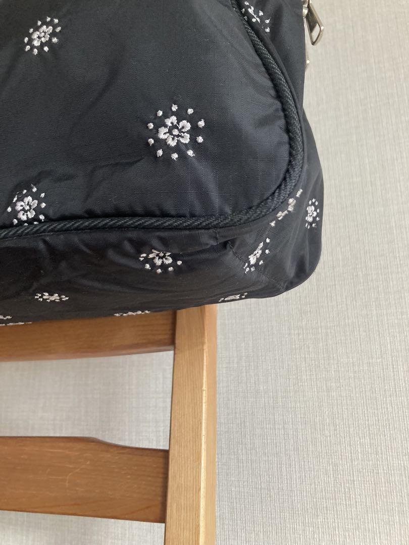 刺繡ショルダーバッグ黒