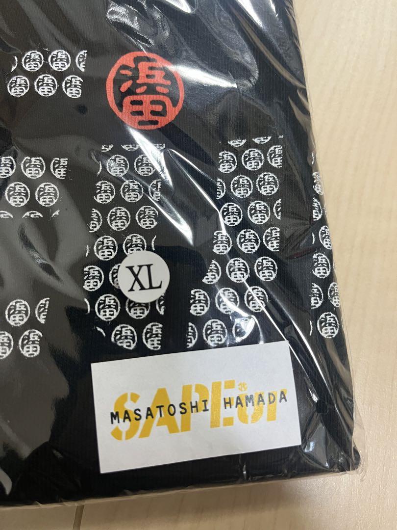 sapeur浜田 印鑑Tシャツ ヘッドカラーイエローXL