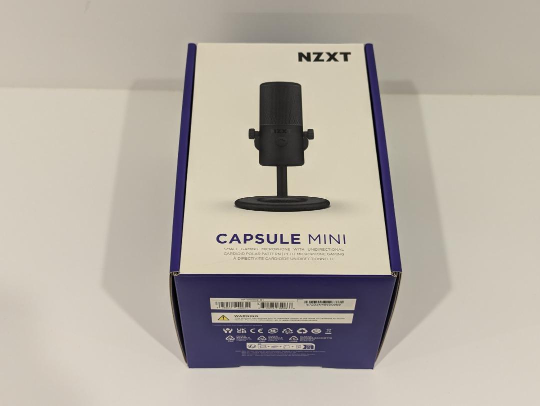 NZXT Capsule Mini ブラック コンデンサーマイク USBマイク
