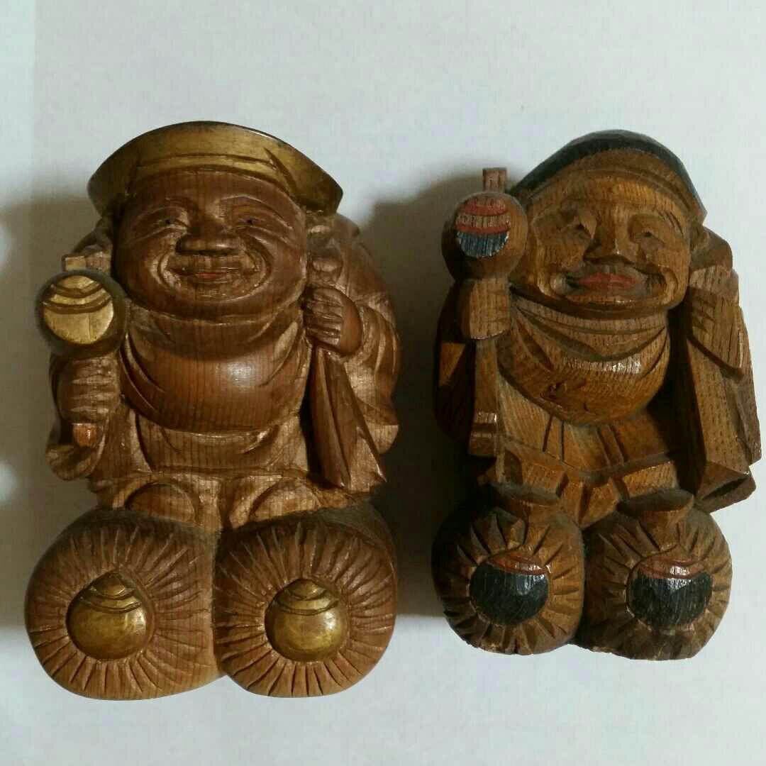 大黒尊天像　大古久天　福神　仏像　開眼済