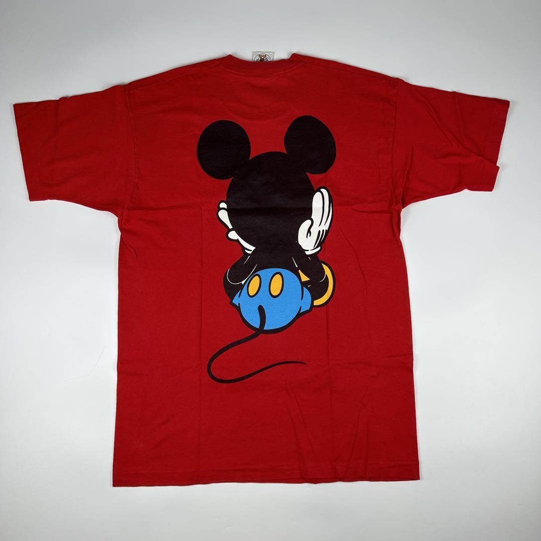 90s DISNEYミッキーマウスMICKEY MOUSE 両面プリントTシャツ
