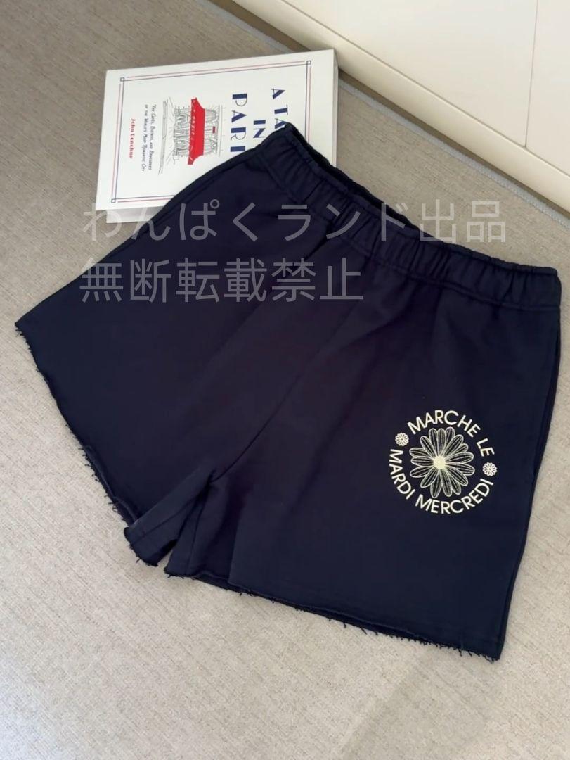 MardiMercredi 花柄プリント Tシャツ ショートパンツ セット
