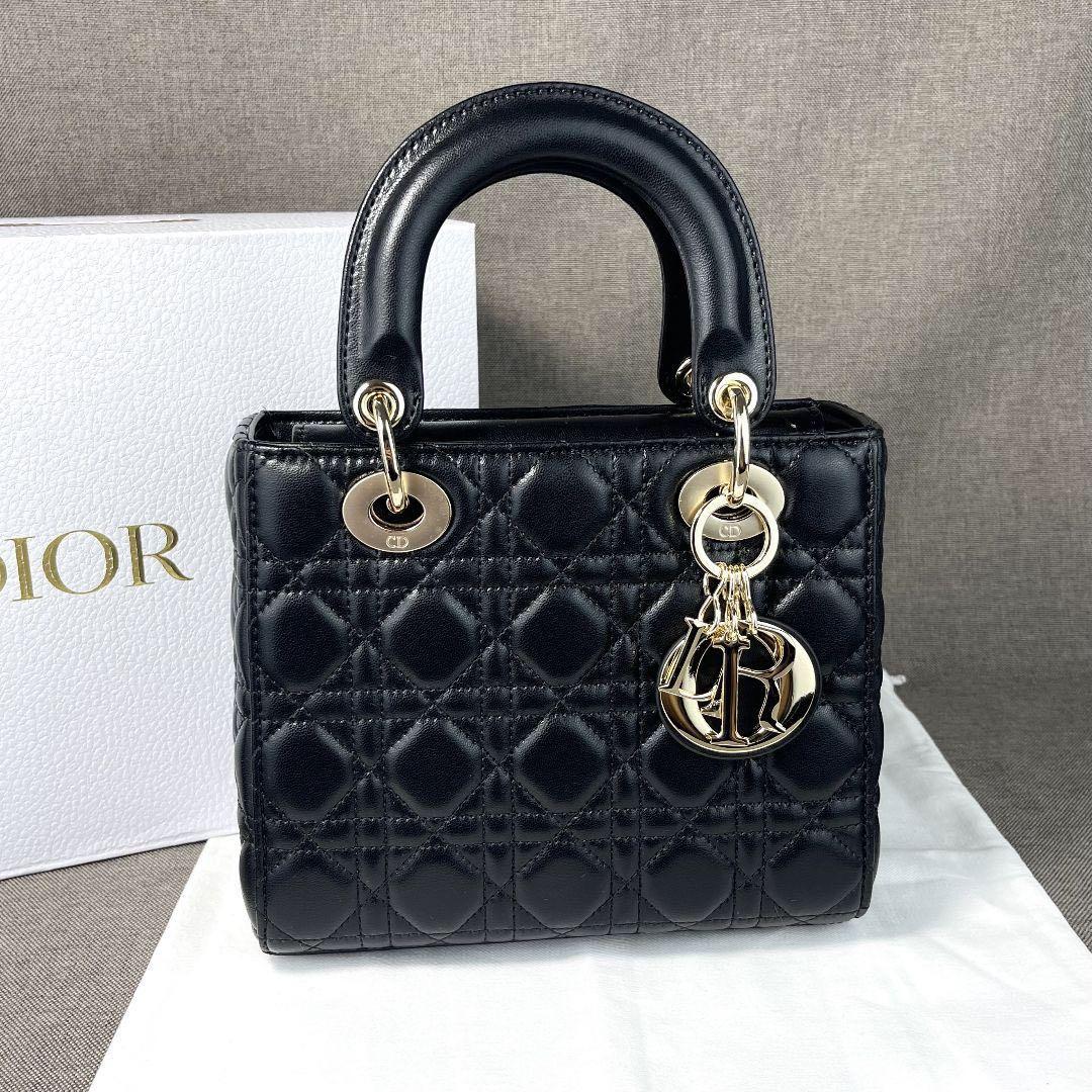 美品 クリスチャンディオール Lady Dior スモールバッグ
