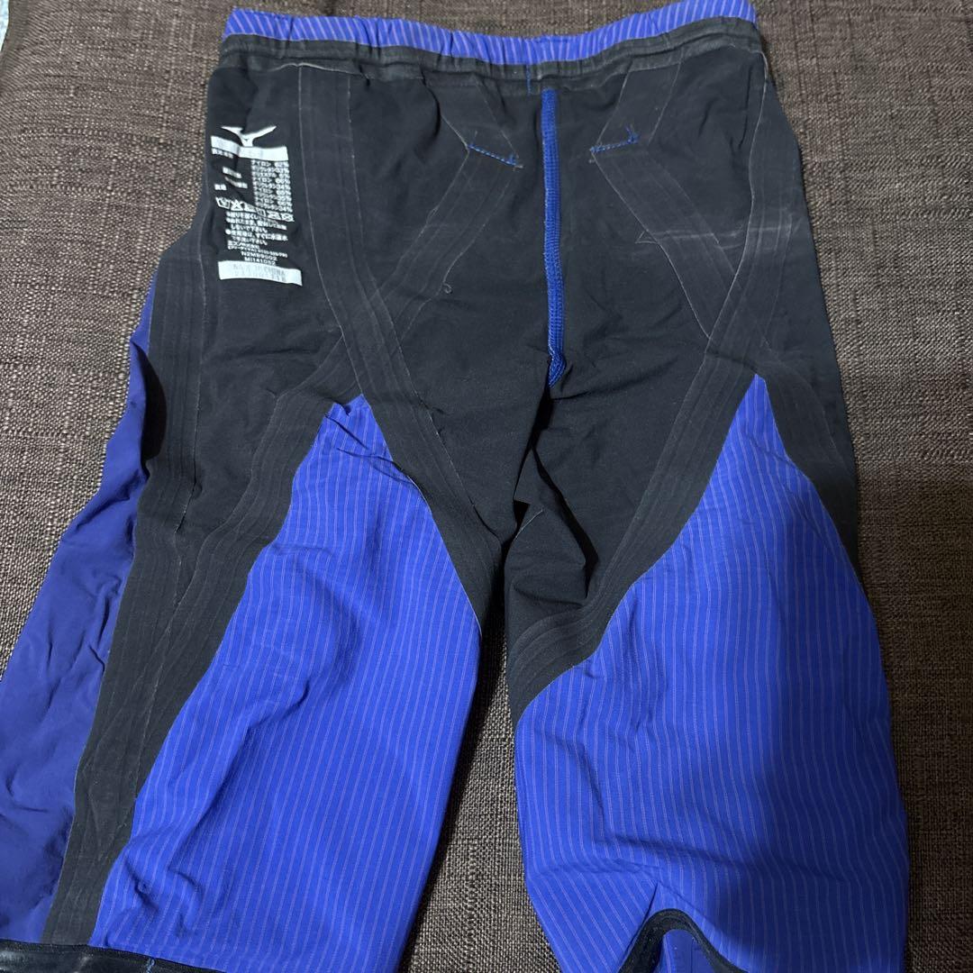 Mizuno 競泳水着 ストライプ 青