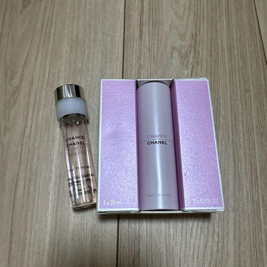 CHANEL CHANCE Eau Tendre 3本セット Amazon.com : Chanel Chance Eau Tendre Twist & Spray Eau De