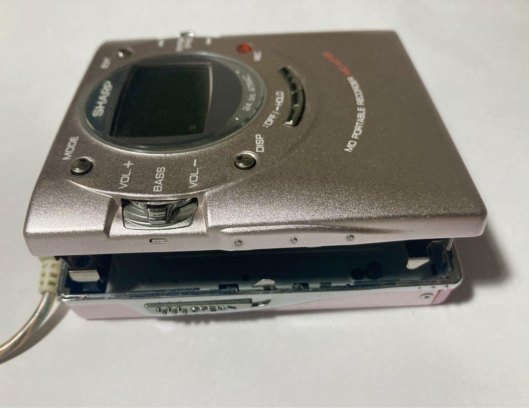 SHARP MDポータブルレコーダー MD-MT66-P