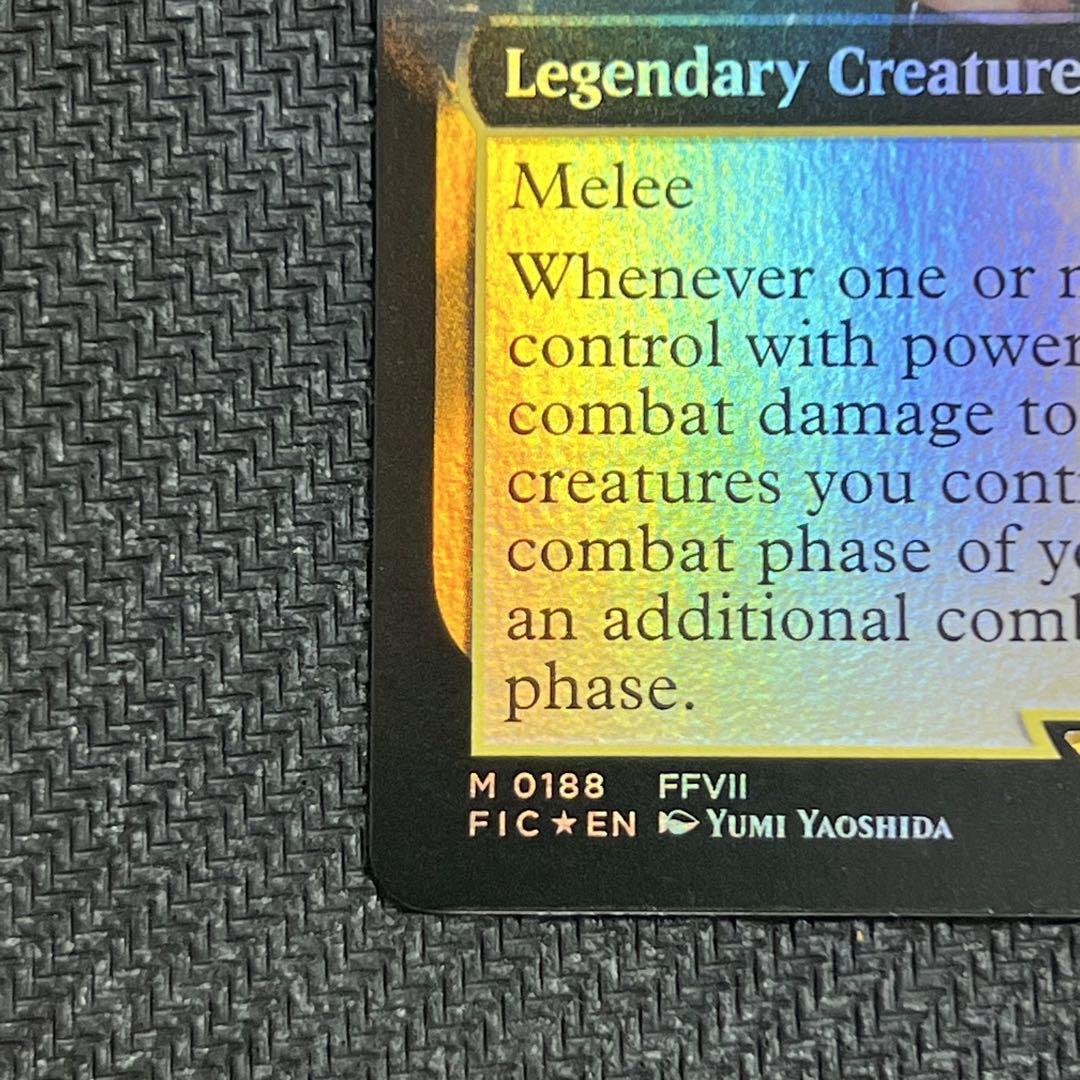 MTG FF 格闘家、ティファ　英語　拡張foil MTG FIC《格闘家、ティファ》英語版 拡張アートfoil - メルカリ