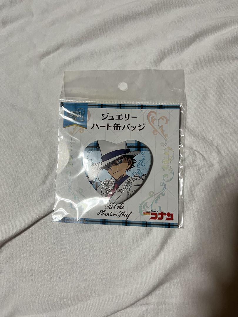 怪盗キッド　ジュエリーハート缶バッジ　24個 名探偵コナンプラザ ジュエリーハート缶バッジ 怪盗キッド