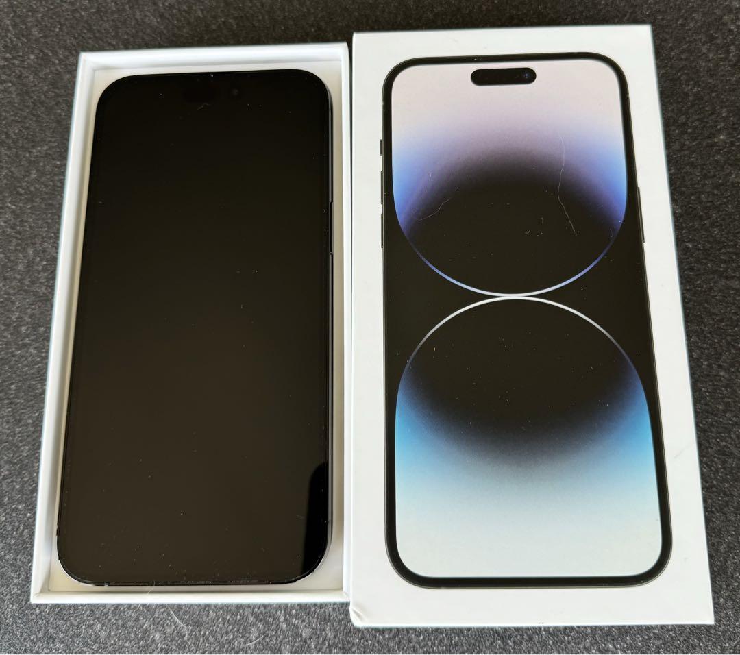 【美品】iPhone 14 Pro MAXスペースグレー 512GB