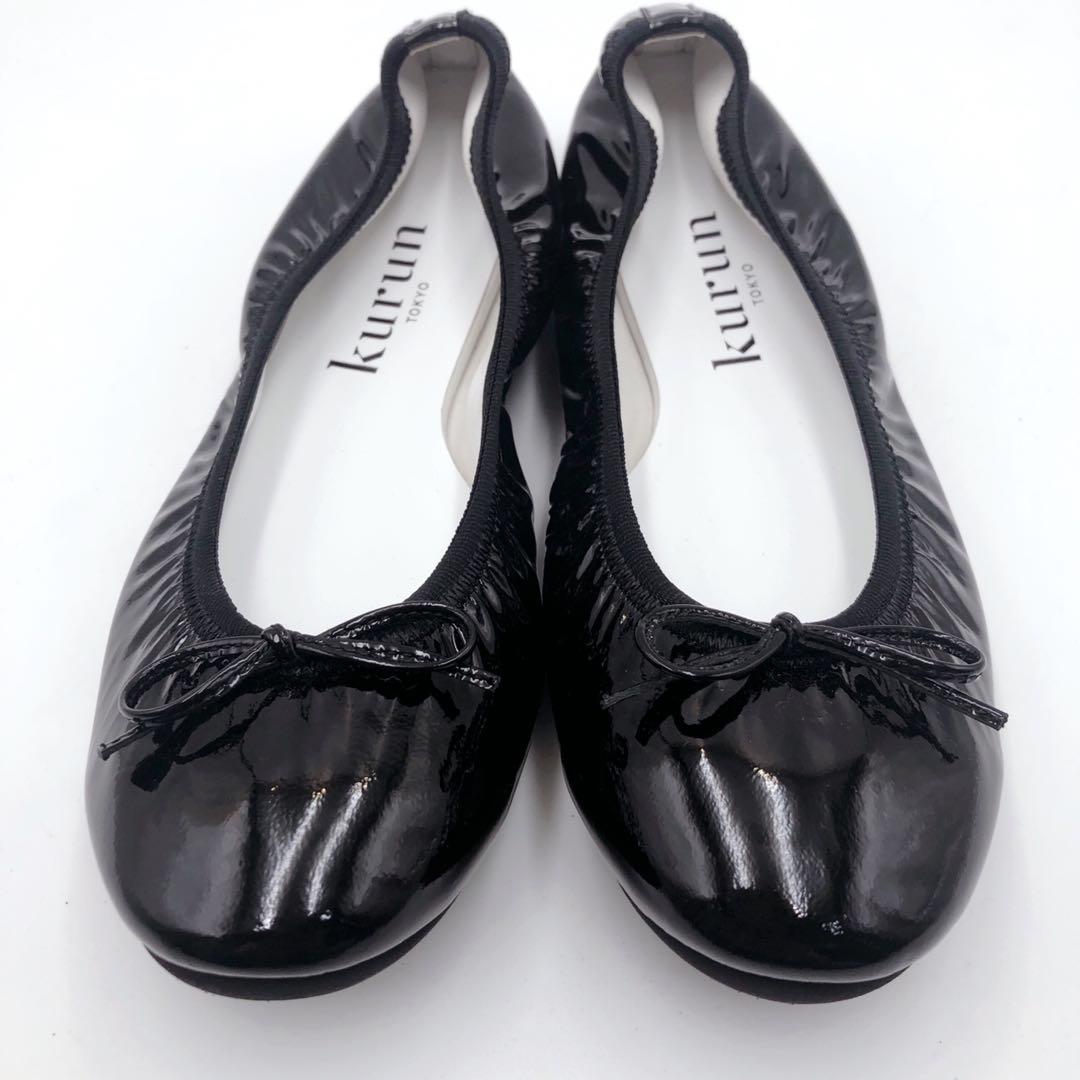 ✨未使用品✨kurun TOKYO Pauline エナメル フラットシューズ