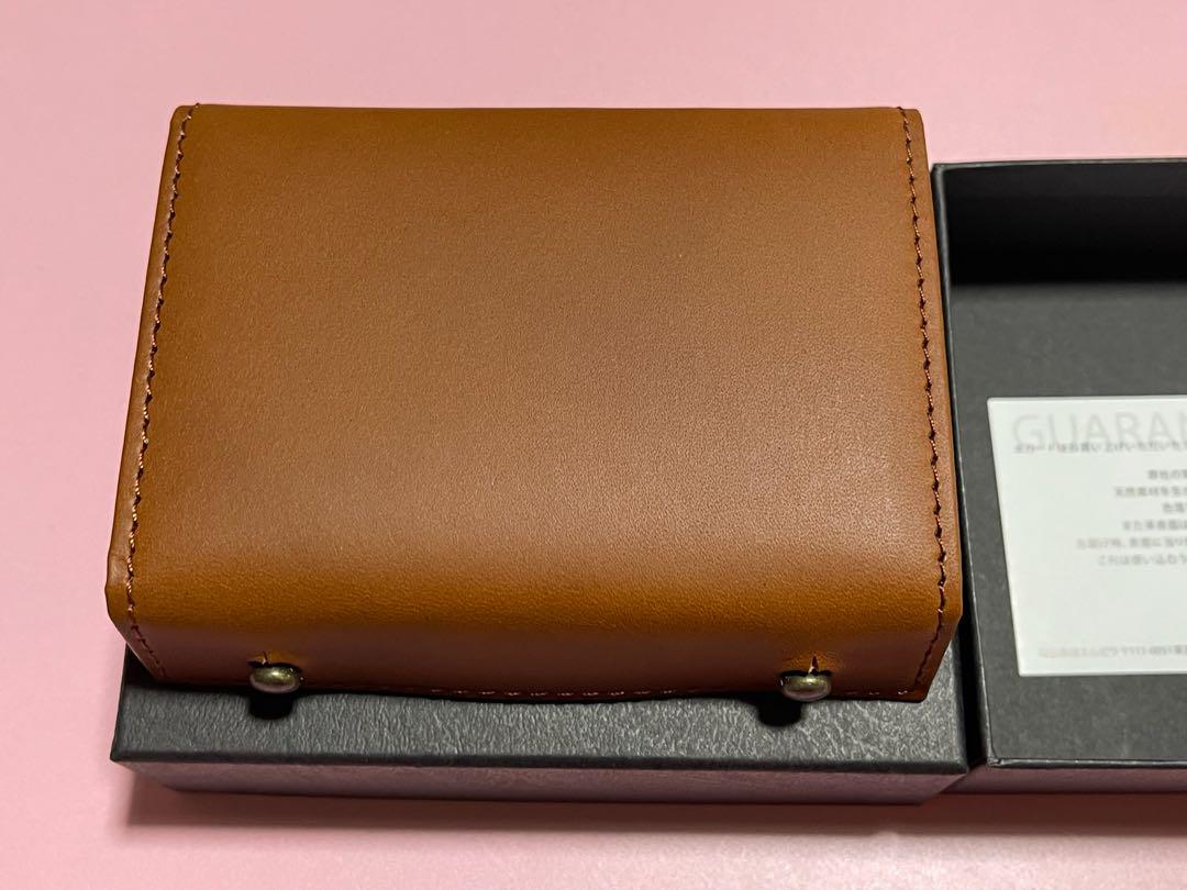 【新品】エムピウ m+ ミッレフォッリエ2 P25 折り財布コニャック