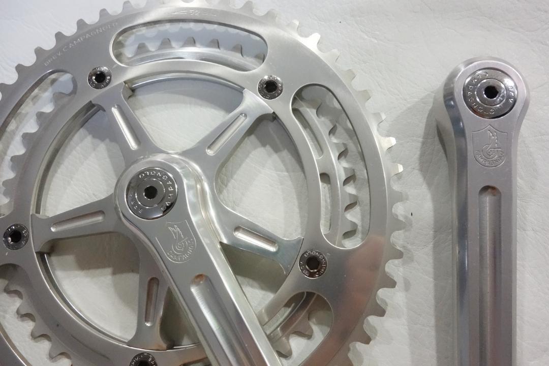 【限定特価】 ビンテージ 52t 175㎜ クランク レコード カンパニョーロ デッド パーツ