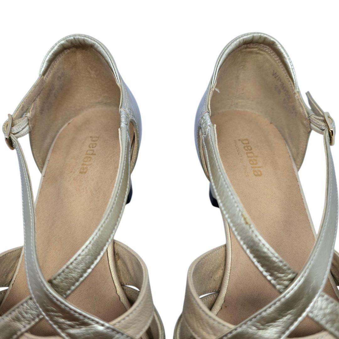 アシックス ウォーキング(ペダラ) ASICS WALKING (PEDALA) ペダラ レディース LA CHIC 2E 3.0cmヒール (ベージュ (エナメル)) -アウトレットファッション通販 『BRANDELI』
