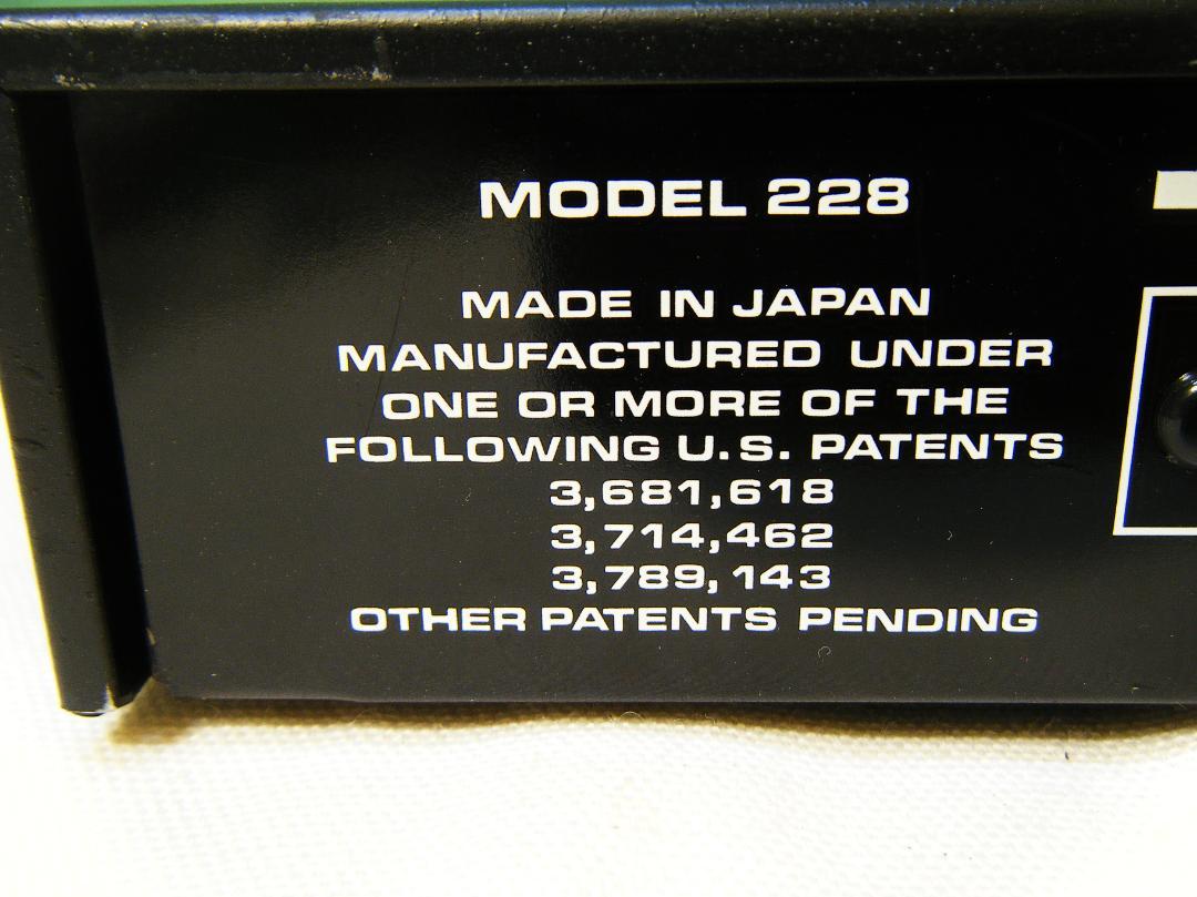や4■dbx model228 ノイズリダクションシステム