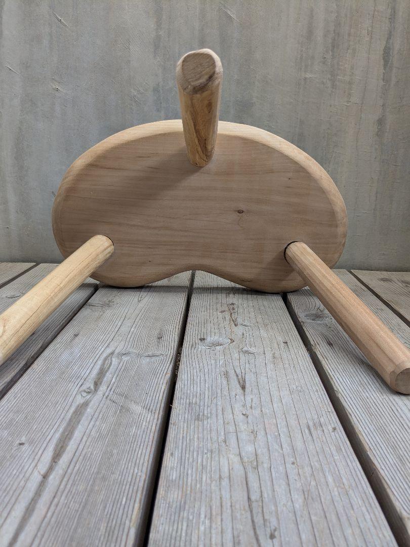 手作りスツール　そら豆型　座面高34.5cm