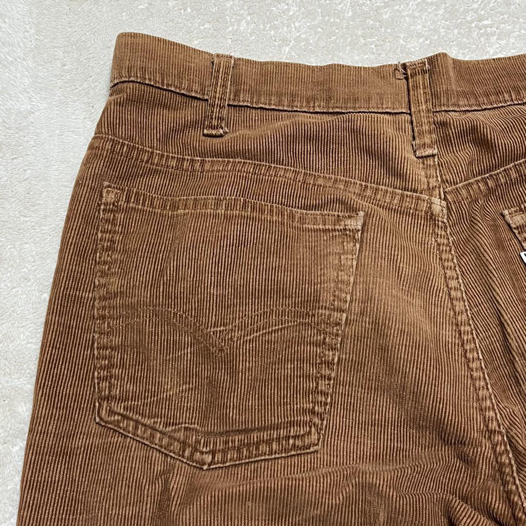 希少70s Levi's 517 USA製 コーデュロイフレアパンツW34 茶
