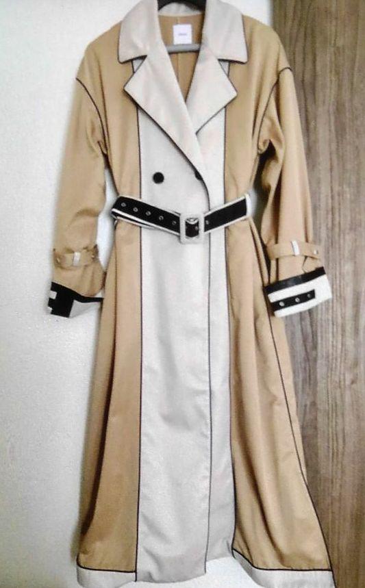 ホワイト系,FREE SIZE人気ブランドのAMERI INVERT SEAM TAPE COAT ...