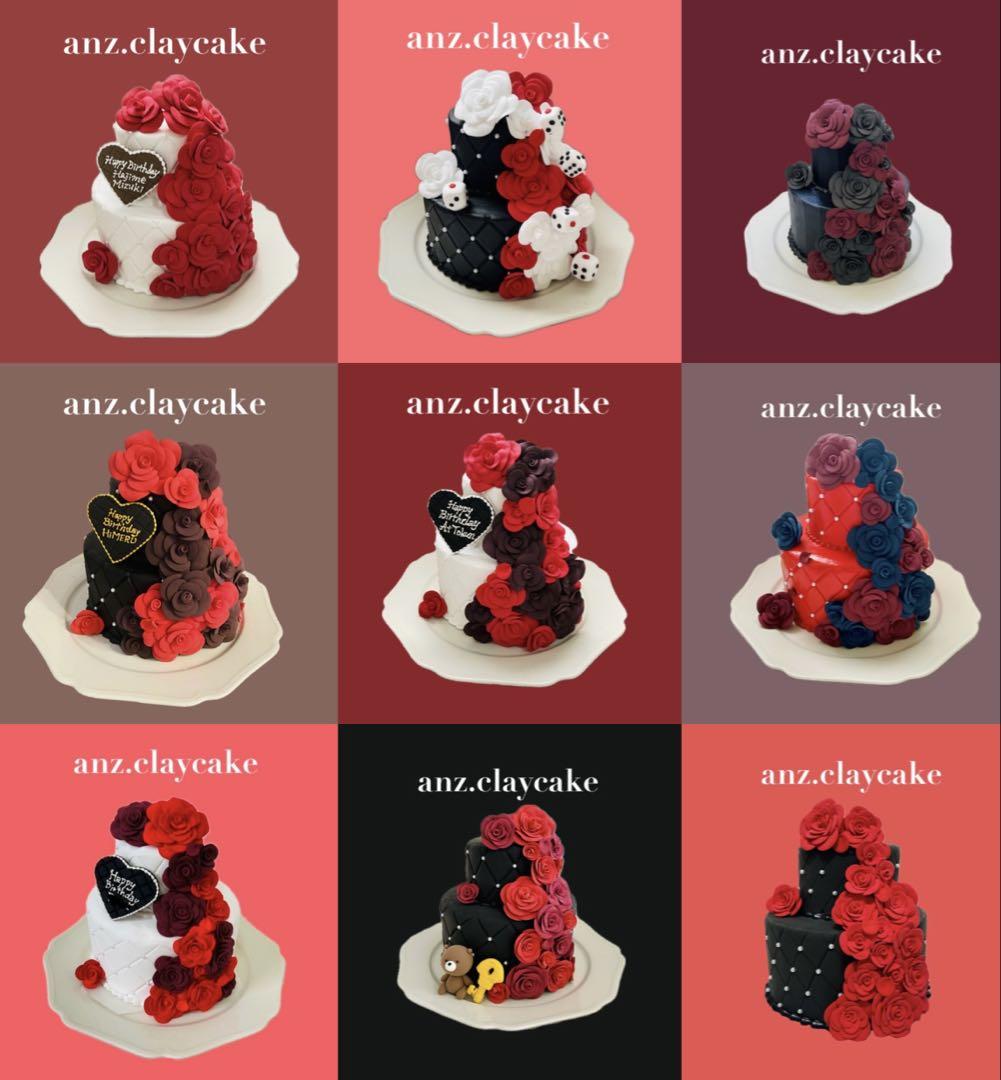 キルティング クレイケーキ ハンドメイド 推しケーキ 推しカラー
