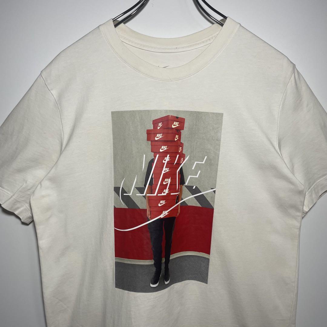 NIKE ナイキ　Tシャツ　サイズM デカロゴ　フォトグラフィック　希少　古着