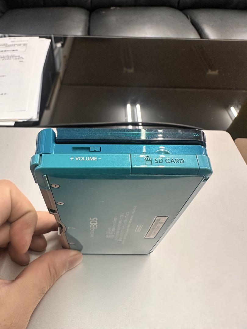【動作確認済み】ニンテンドー3DS本体 ゲー厶機 任天堂 アクアブルー