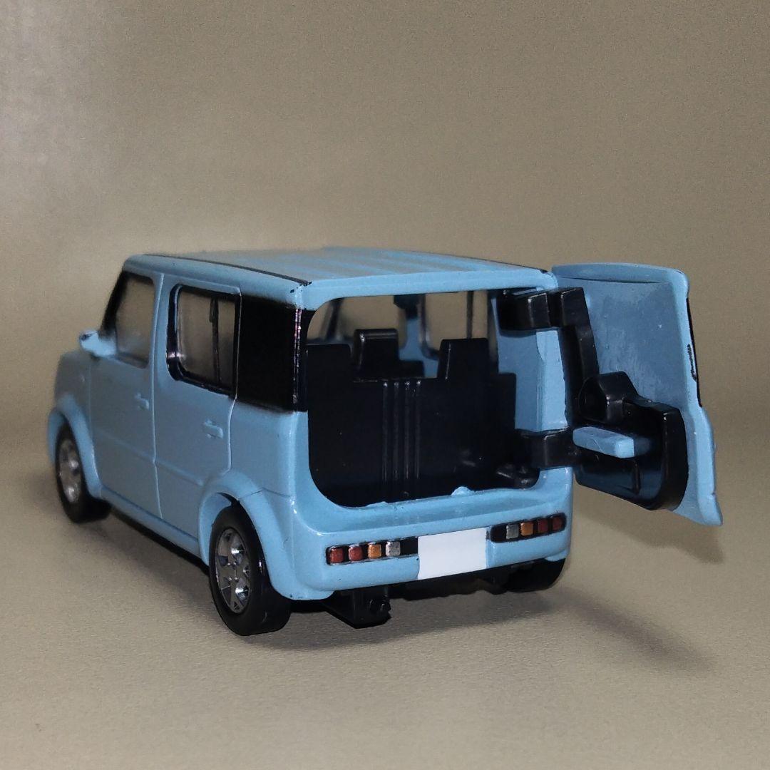 ★商談中★　5619 破損修復(改造)ミニカー 日産キューブ プラスチック製