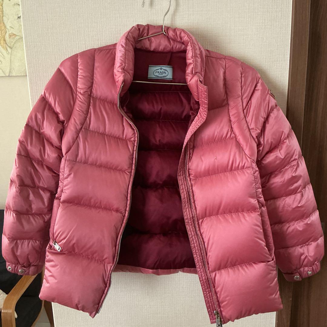 【2025】お歳暮・冬ギフト PRADA ダウンコート サイズ10 ピンク 130cm - メルカリ ジャケット・アウター