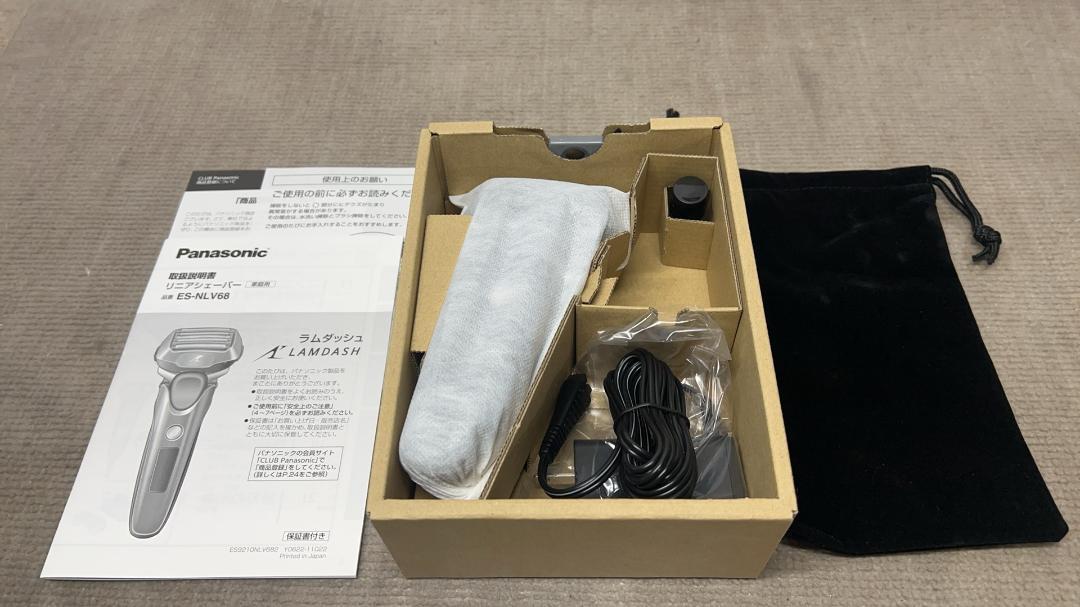 24年製、パナソニック メンズシェーバー ラムダッシュ ES-NLV68-K 画像2