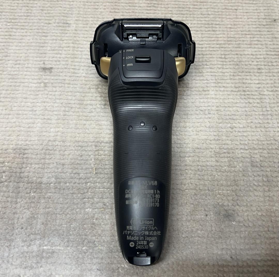 24年製、パナソニック メンズシェーバー ラムダッシュ ES-NLV68-K 画像5