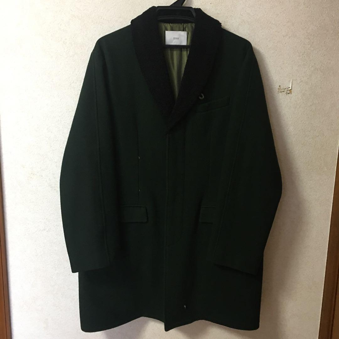 再入荷人気 TTT-MSW 2014aw ボアウールショールカラーコート k8u9I-m82277311009 安い最新品