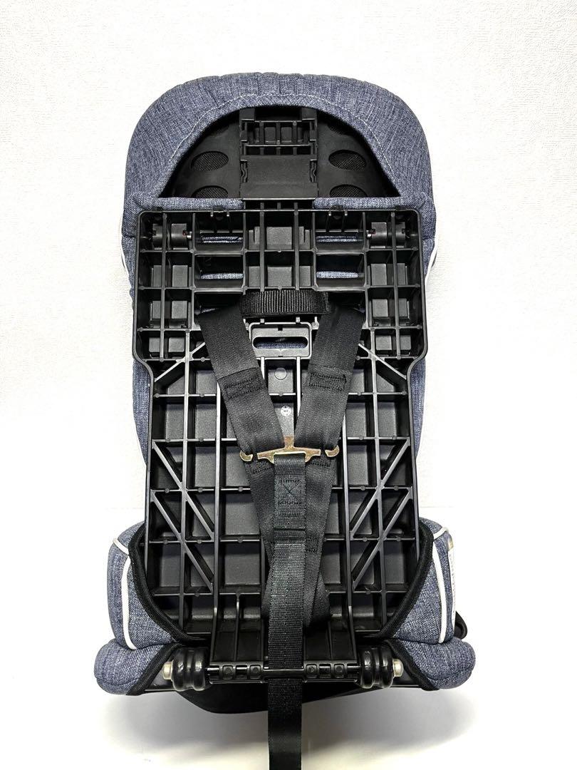 【美品】日本育児 チャイルドシート トラベルベスト ECプラス デニム