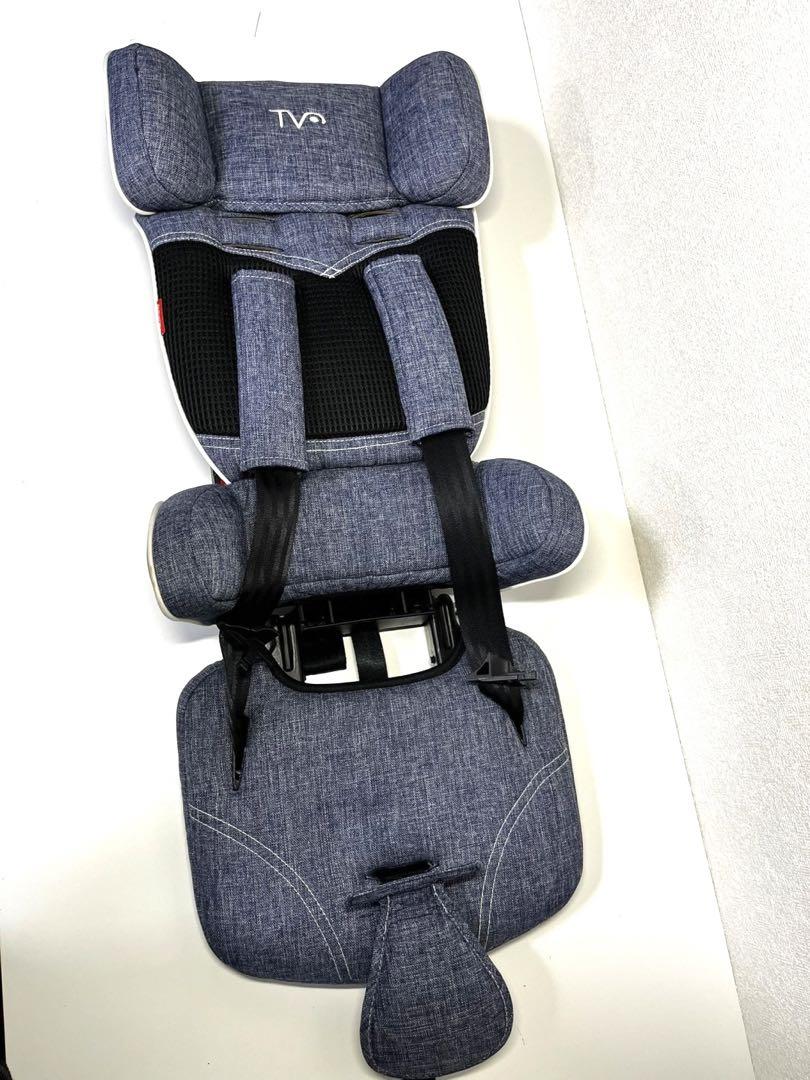 【美品】日本育児 チャイルドシート トラベルベスト ECプラス デニム