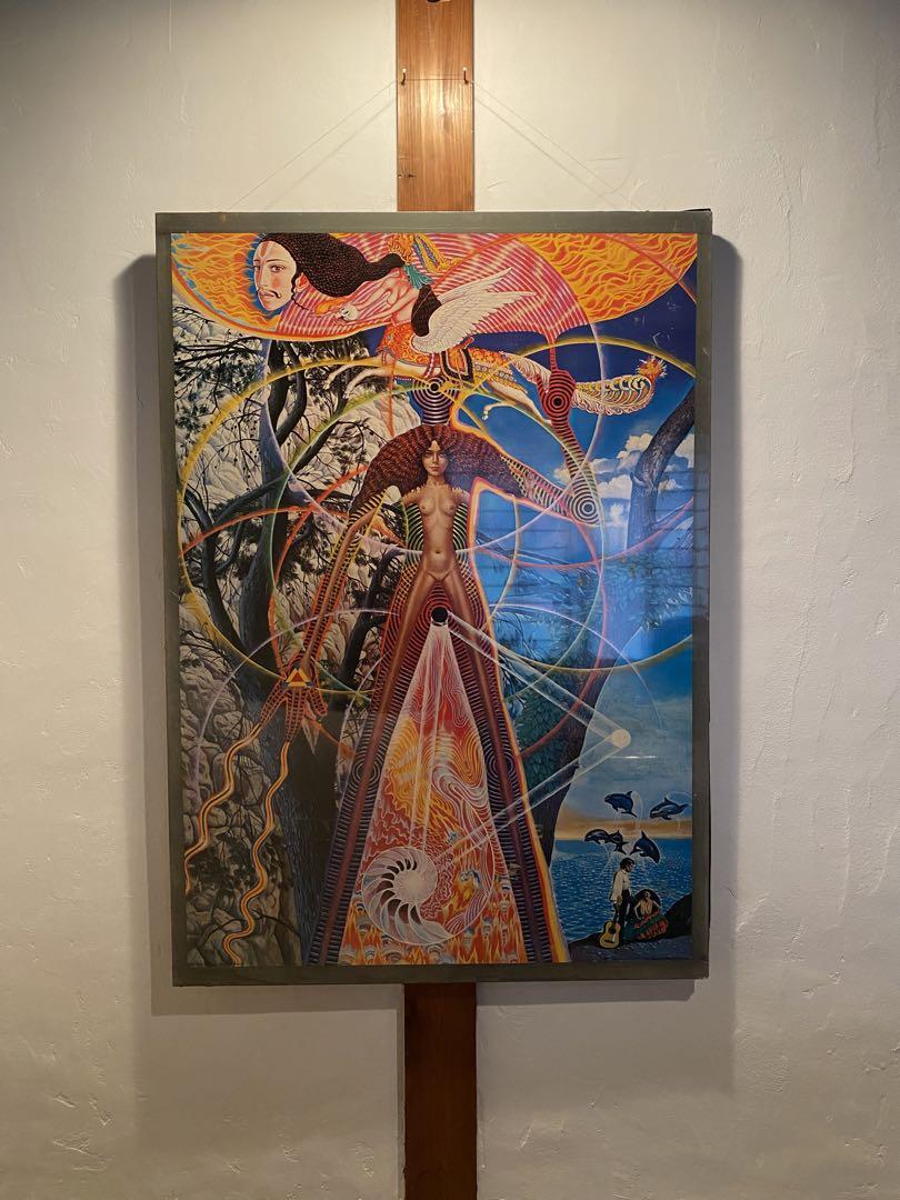 Mati Klarwein 額装ポスター ASTRAL BODY 希少品