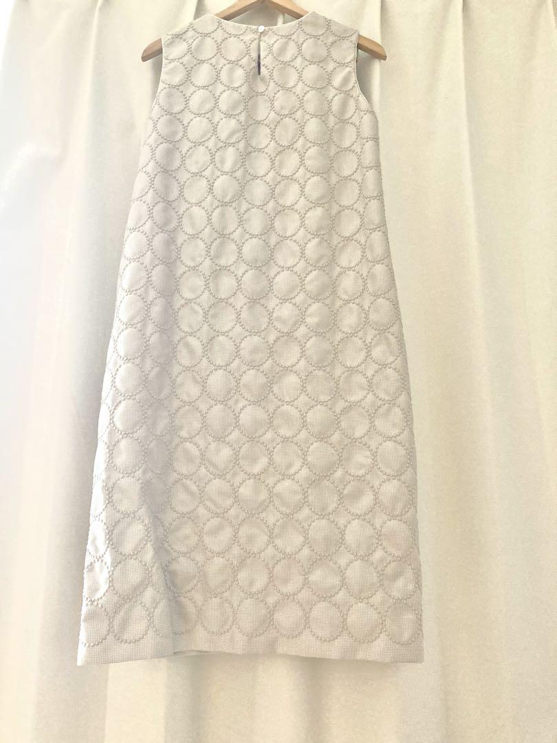 【SALE!】定価11万 ミナペルホネン シルク ワンピース タンバリン 画像4