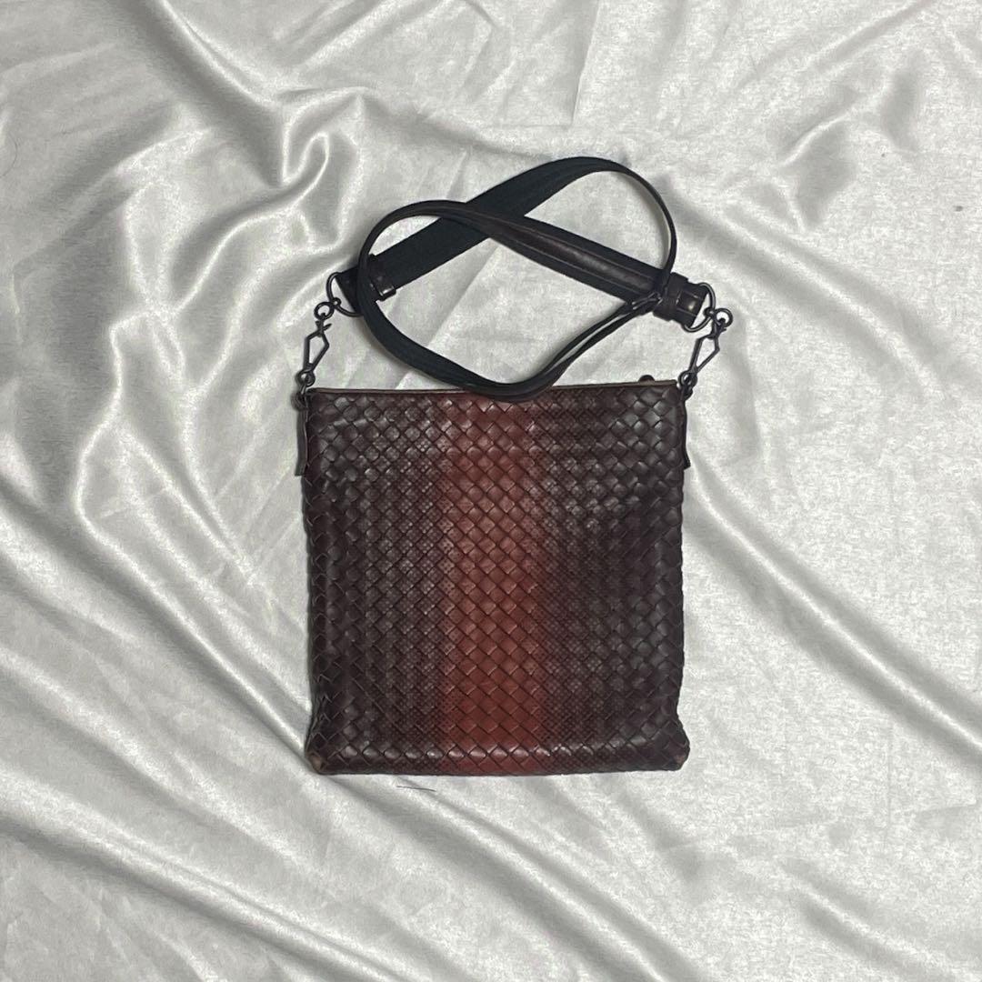 ITALY製 BOTTEGA VENETA ショルダーバッグ エンジ