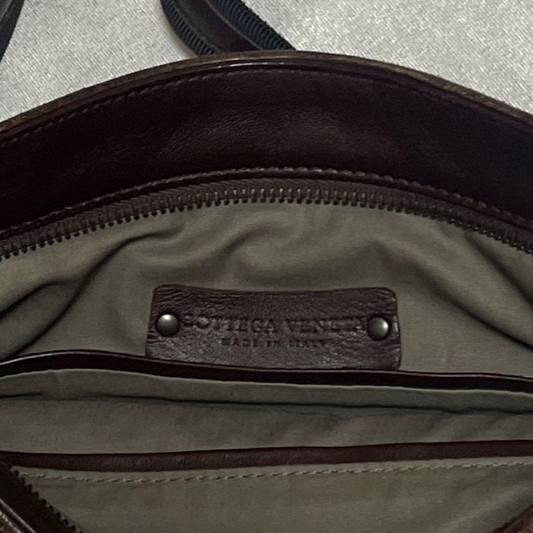 ITALY製 BOTTEGA VENETA ショルダーバッグ エンジ