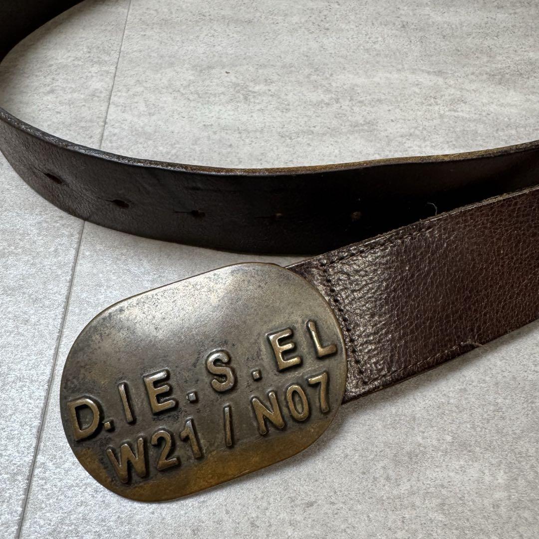 DIESEL leather belt ディーゼル ベルト