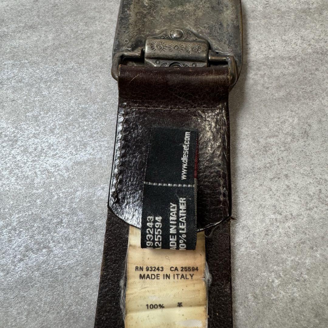 DIESEL leather belt ディーゼル ベルト