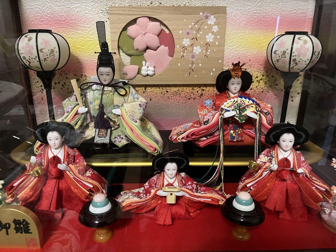 奈良一刀彫 立雛2号 青紫園 晃 作 その①（奈良 一刀彫のYahoo